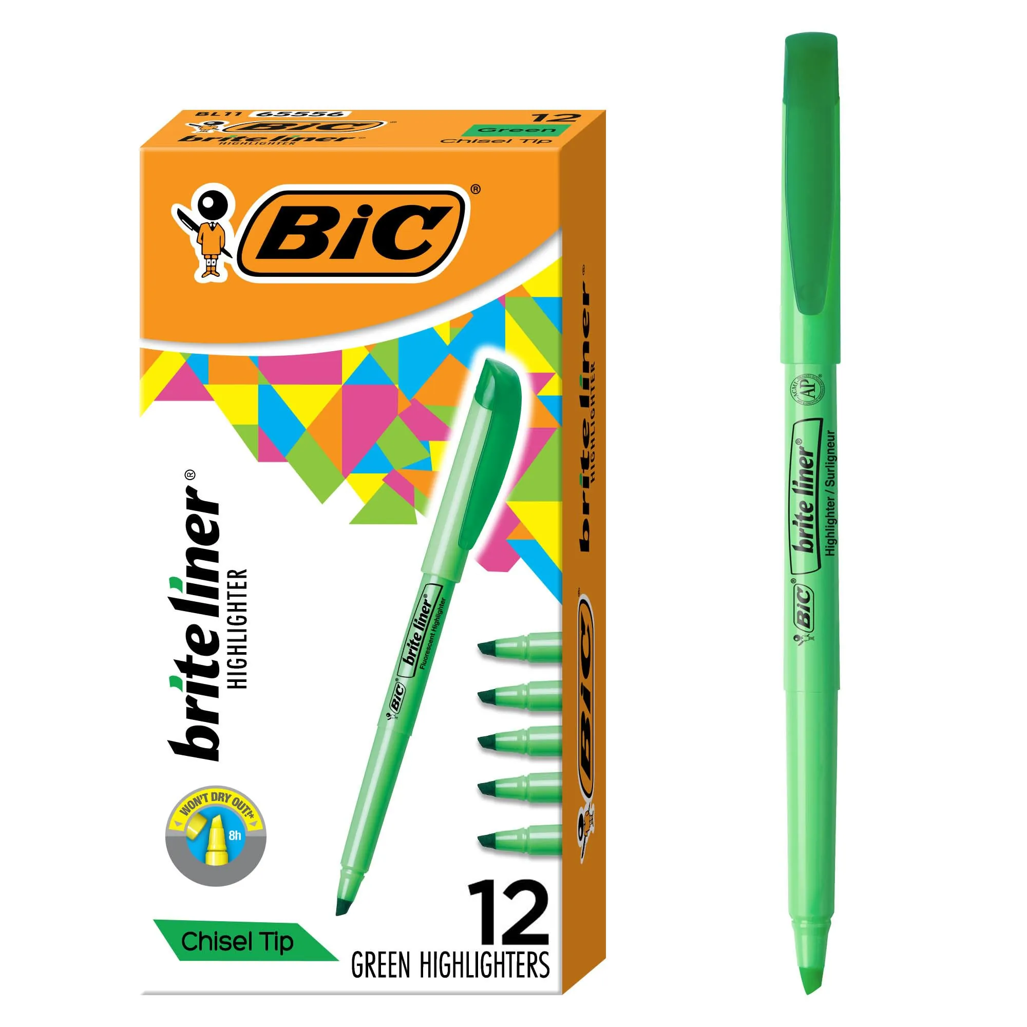 BIC Brite Liner Green Highlighters Review