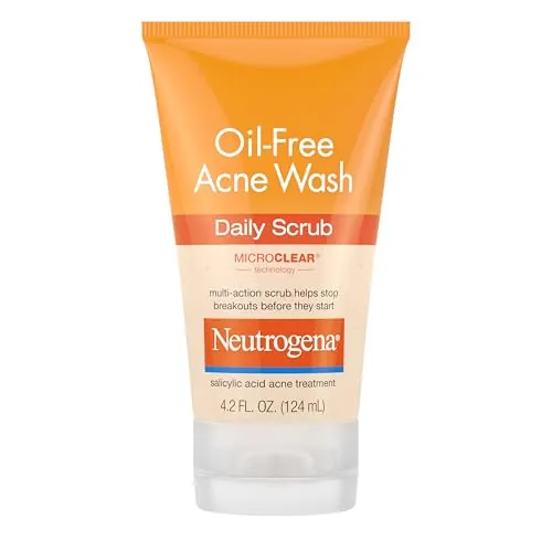 Neutrogena Oil-Free Acne Face Wash Review: Salicylic Scrub