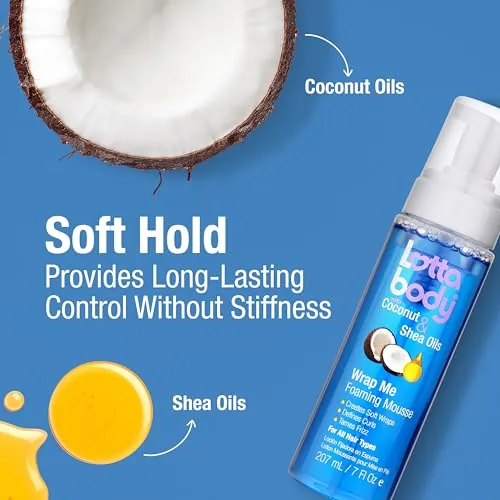 Lottabody Wrap Me Foaming Mousse Review for Curly Hair image 4