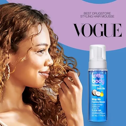Lottabody Wrap Me Foaming Mousse Review for Curly Hair image 6