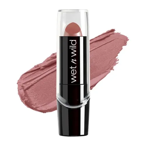 wet n wild Silk Finish Lipstick Review: Dark Pink Frost
