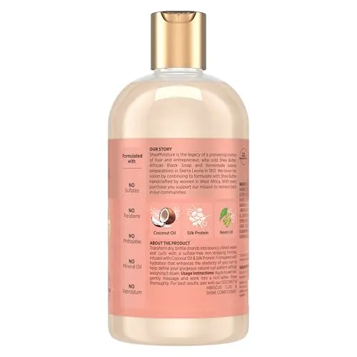 SheaMoisture Curl and Shine Coconut Shampoo Review image 2