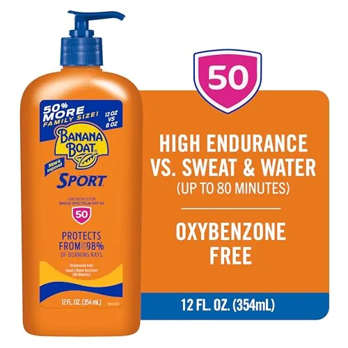 Banana Boat Sport Ultra SPF 50 Sunscreen Lotion Review image 2
