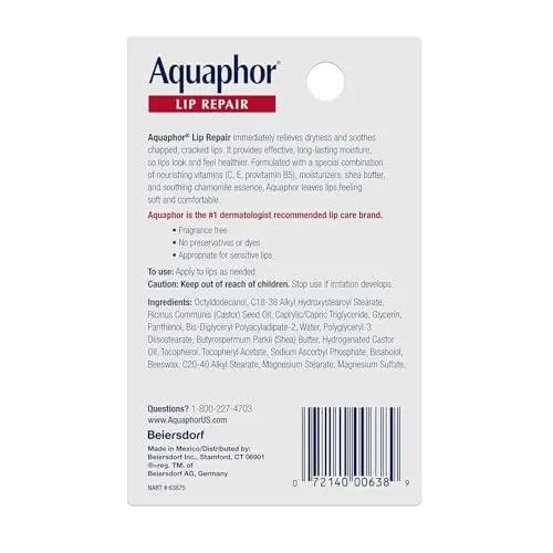 Aquaphor Lip Repair Ointment Review: Dry Lip Balm image 2
