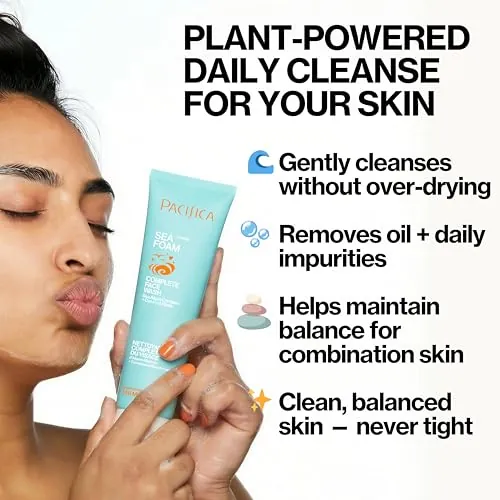 Pacifica Beauty Sea Foam Face Wash Review: Foaming Cleanser image 5