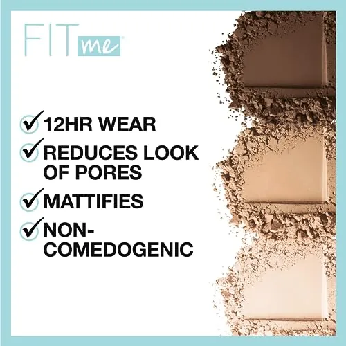 Maybelline Fit Me Matte + Poreless Pressed Powder Review image 2