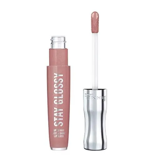 Rimmel Stay Glossy Lip Gloss Review: Blushing Belgraves