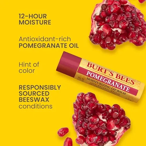 Burt's Bees Pomegranate Lip Balm Review: Tint-Free Balm image 2