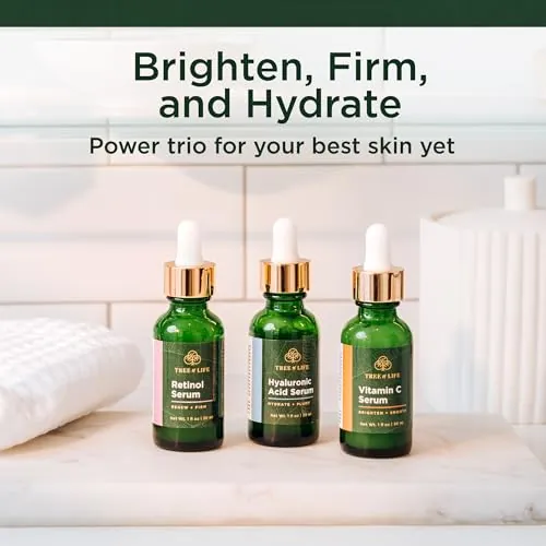 Tree of Life Face Serum Set Review: Vitamin C, Retinol Trio image 2