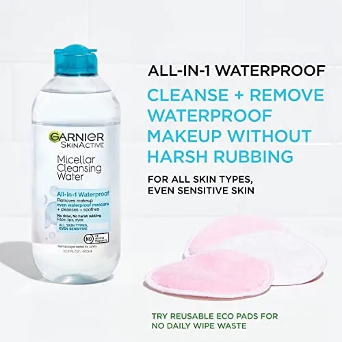 Garnier Micellar Water Review: Waterproof Makeup Remover image 2