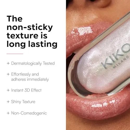 KIKO Milano 3D Hydra Lip Gloss Review: High-Shine Gloss image 3