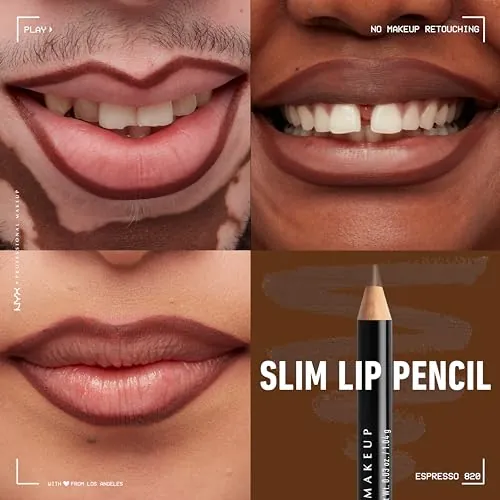 NYX Slim Lip Pencil Espresso Review: Matte Lip Liner image 4
