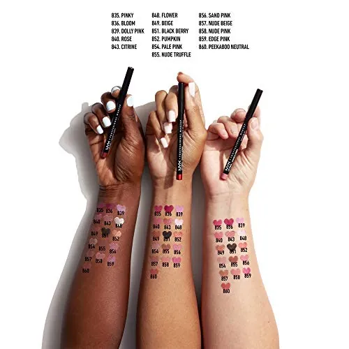 NYX Slim Lip Pencil Nude Pink Review: Creamy Lip Liner image 6