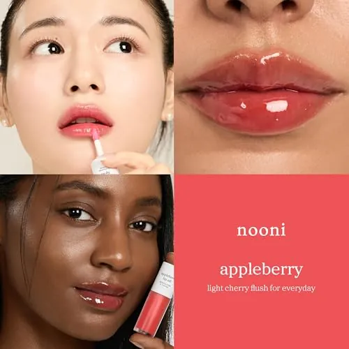 NOONI Appleberry Lip Oil Review: Glossy Lip Stain image 3
