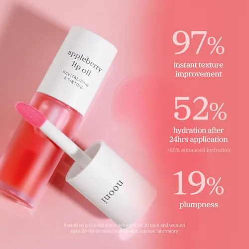 NOONI Appleberry Lip Oil Review: Glossy Lip Stain image 4