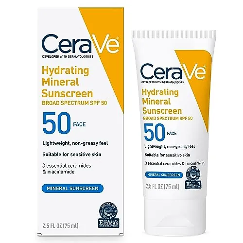 CeraVe 100% Mineral Sunscreen SPF 50 Face Review