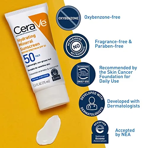 CeraVe 100% Mineral Sunscreen SPF 50 Face Review image 5