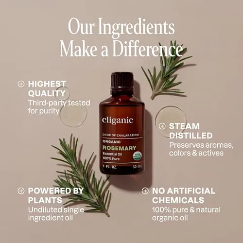 Cliganic Organic Rosemary Essential Oil Review image 2