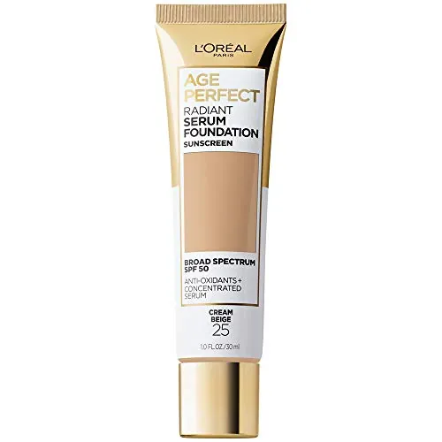 L'Oreal Age Perfect Radiant Serum Foundation SPF 50 Review