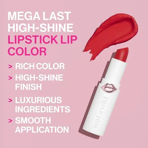 wet n wild Mega Last High-Shine Lipstick Review image 3