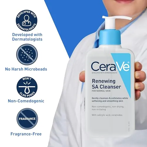 CeraVe Renewing SA Cleanser Review: Salicylic Acid Face Wash image 3