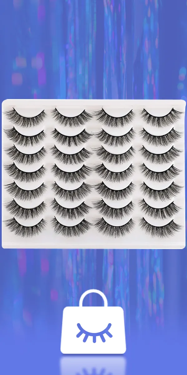 Newcally Lashes Review: Natural Wispy False Eyelashes image 9