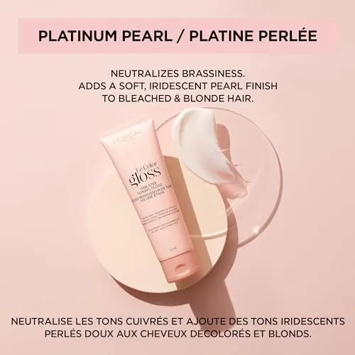 L'Oreal Le Color Gloss Platinum Pearl Review image 5