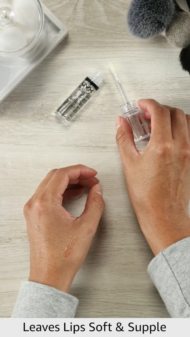 NYX Butter Gloss Sugar Glass Review: Clear Lip Gloss image 7