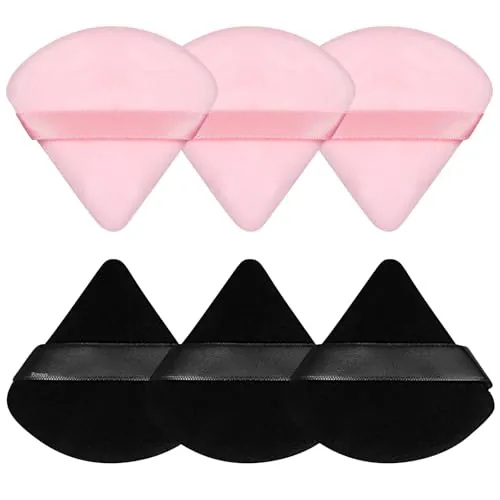 Pimoys 6 Pieces Powder Puff Review: Velour Makeup Puffs