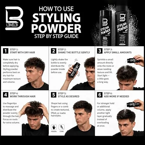 L3 Level 3 Styling Powder Review: Matte Hair Powder image 5