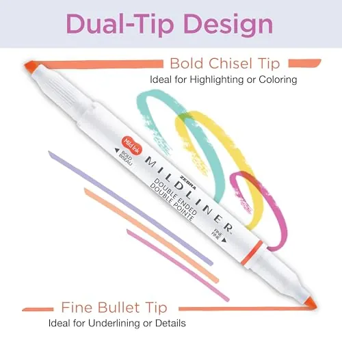 Zebra Pen Mildliner Dual-Tip Highlighter Set Review image 3
