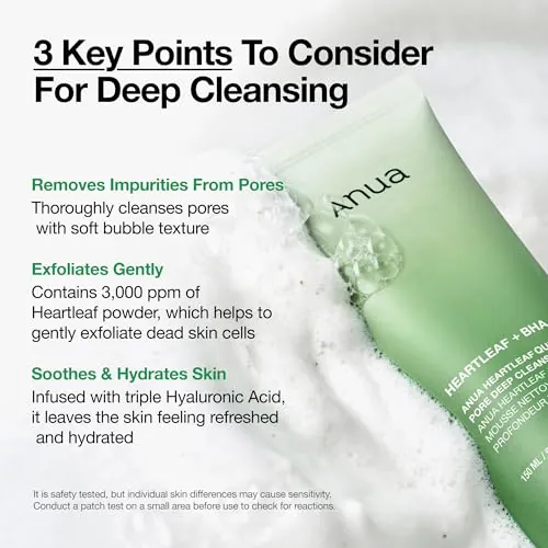 Anua Heartleaf Pore Deep Cleansing Foam Review image 3