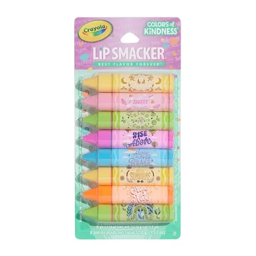 Lip Smacker Crayola Party Pack Review: 8 Lip Balms