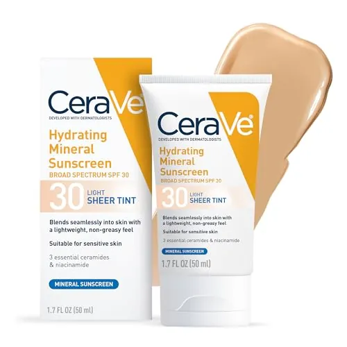 CeraVe Hydrating Mineral Sunscreen SPF 30 Review